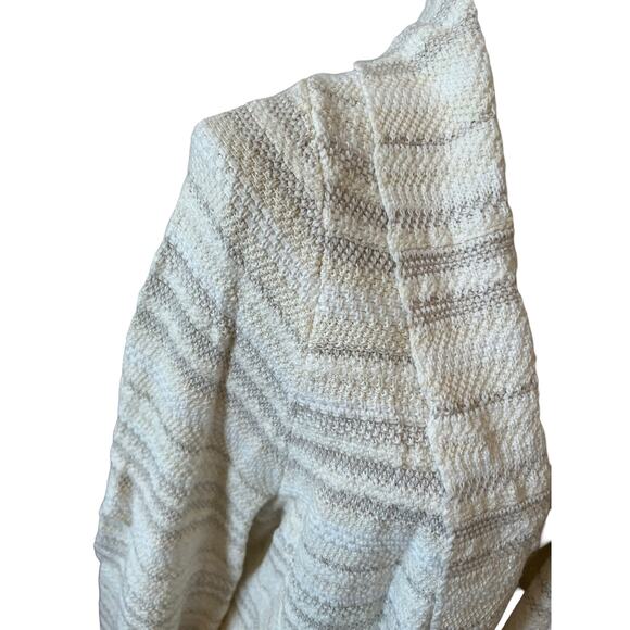 Anthropologie Moth Open Front Cropped Cardigan sweater Off White S - Picture 6 of 9